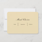 ミスティックフォレストの草原の魔法の結婚式RSVP 出欠カード (裏面)