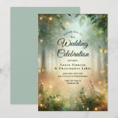 ミスティックフォレストメドウ魔法 招待状 (正面/裏面)