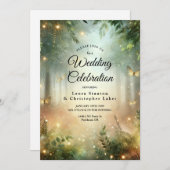 ミスティックフォレストメドウ魔法 招待状 (正面/裏面)