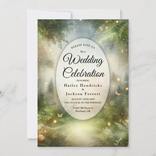 ミスティックフォレストメドウ魔法 招待状 (正面)