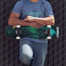 「ミスティックフクロウ」パーソナライズされたスカートボードデッキ