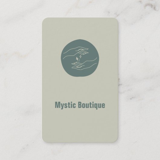 ミスティックブティック 名刺 (正面)
