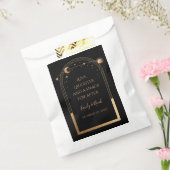 ミスティックブラック金ゴールドサンムーンスターズ結婚式の引き出物B フェイバーバッグ (封をした状態)
