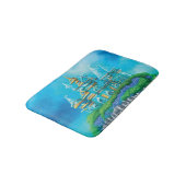 ミスティックブルーパレスバスマット バスマット (アングル)