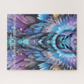 ミスティックブルーフクロウ ジグソーパズル (横)