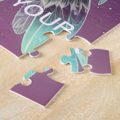 ミスティックブルーフクロウ ジグソーパズル (側面)