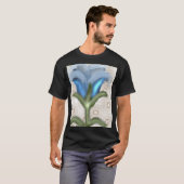 ミスティックブルーム - 成長する花 Tシャツ (正面フル)