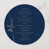 ミスティックブルー金ゴールドサンムーンスターズ宇宙結婚ズ メニュー (正面)