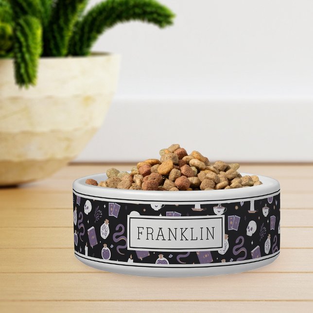 ミスティックボホクリスタルスカル&スネークパターンペット ボウル (クリエイターアップロード済み)