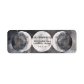 ミスティックボホトリプルムーンウィッカ差出人住所 ラベル (正面)