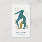 ミスティックボホホリスティックヨガウェルネス先生ブシン 名刺 (正面)