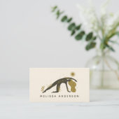 ミスティックボホホリスティックヨガウェルネス先生 名刺 (スタンド正面)