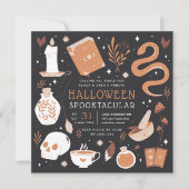 ミスティックボホークリスタルハロウィンパーティー 招待状 (正面)