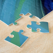 ミスティックポートレート：アートとファンタジーの融合 ジグソーパズル (側面)