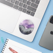 ミスティックマウンテンのたそがれ シール (ノートパソコンとiPhone)