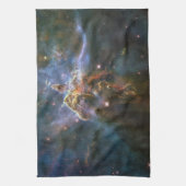 ミスティックマウンテンインカリナネブラハッブル宇宙 キッチンタオル (縦)