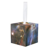 ミスティックマウンテンインカリナネブラハッブル宇宙 キューブオーナメント (正面アングル)