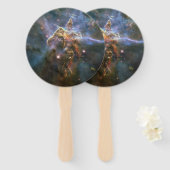 ミスティックマウンテンインカリナネブラハッブル宇宙 ハンドファン (正面&裏面)