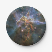 ミスティックマウンテンインカリナネブラハッブル宇宙 ペーパープレート (正面)