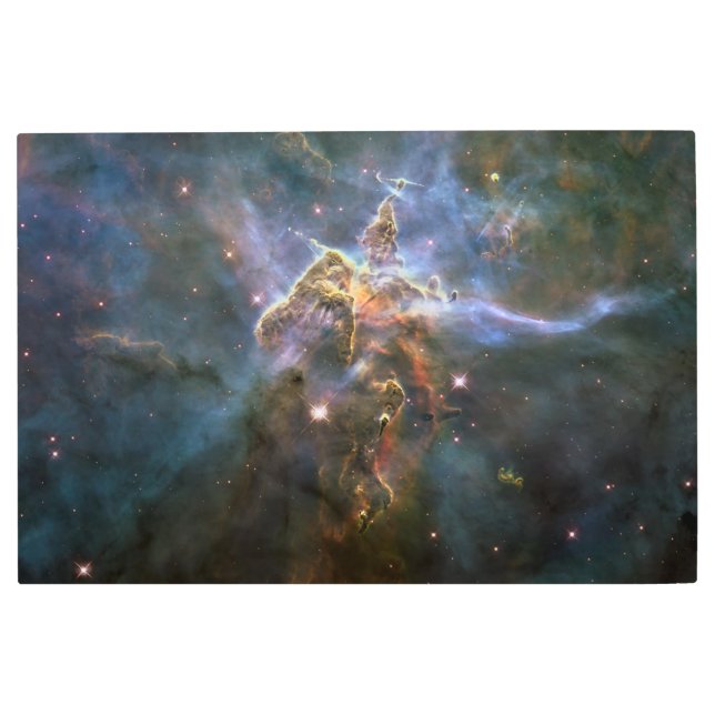 ミスティックマウンテンインカリナネブラハッブル宇宙 メタルプリント (正面)