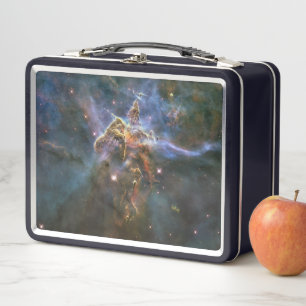 ミスティックマウンテンインカリナネブラハッブル宇宙 メタルランチボックス