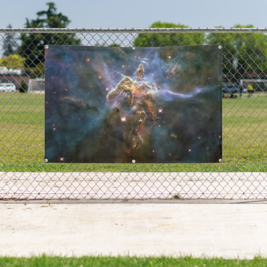 ミスティックマウンテンインカリナネブラハッブル宇宙 横断幕 (インサイチュ)