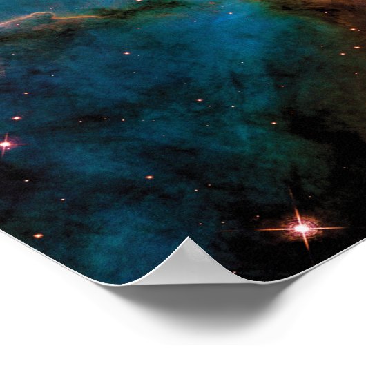 ミスティックマウンテンカリナネブラハッブル宇宙写真 ポスター (角)