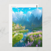 ミスティックマウンテンバレー ポストカード (正面/裏面)