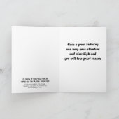 ミスティックマウンテン,ハッブル画像の誕生日カード カード (内部)