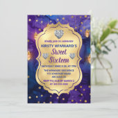 ミスティックマラケシュナイトランタン&《写真》ぼけ味スウィート16 招待状 (スタンド正面)