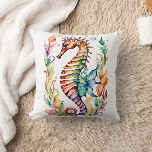 ミスティックマリーネランズシーホース装飾用クッション クッション (ブランケット)