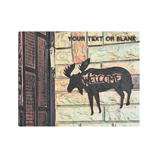 ミスティックムース – Tzfat メタルプリント (正面)