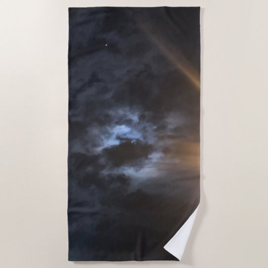 ミスティックムーンコレクション ビーチタオル (正面)