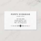 ミスティックムーンスターズビジネスカード 名刺 (正面)