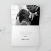 ミスティックムーン赤面ピンクフォトサンキューカード シーズンカード (内部)