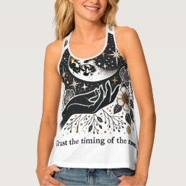 ミスティックムーン&フローラウィメンズタンクトップ – Celestia タンクトップ