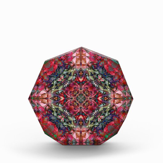 ミスティックモザイク |八角形結晶 フォトブロック (正面)