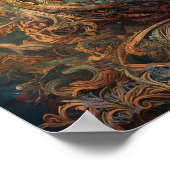 ミスティックモーメントAIファンタジーデジタルアートプリント ポスター (角)