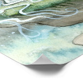 ミスティックユニコーンフルムーンポスター印刷 ポスター (角)