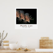 ミスティックライオンアートプリント ポスター (キッチン)