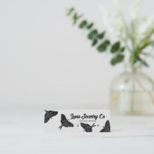 ミスティックルナモスジュエリースタッドビジネスカード スキニー名刺 (スタンド正面)