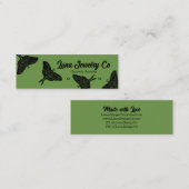 ミスティックルナモスジュエリースタッドビジネスカード スキニー名刺 (正面/裏面)