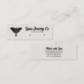 ミスティックルナモスジュエリースタッドビジネスカード スキニー名刺 (正面/裏面)