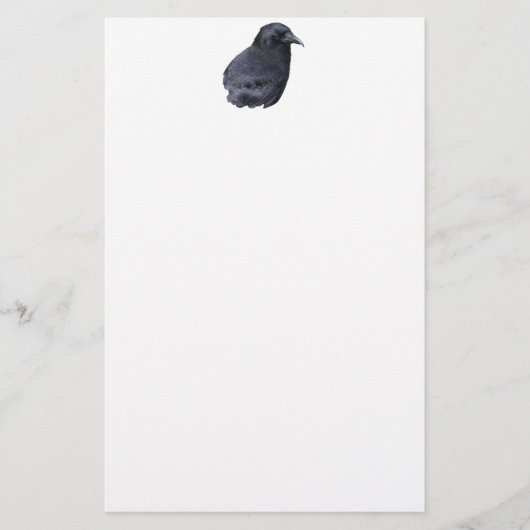 ミスティックレイヴンポートレートケルト異教のアート 便箋 (正面)