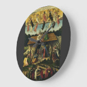 ミスティック出生バイサンドロボッティチェリ ラージ壁時計 (傾斜)
