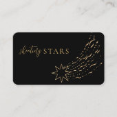 ミスティック射撃、 発砲スターアストロロジーヨガ 名刺 (正面)