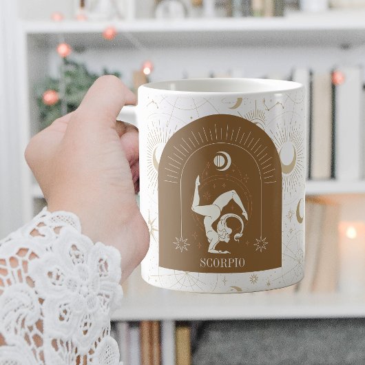 ミスティック蠍座〔占星術の〕十二宮図スター占星術 コーヒーマグカップ
