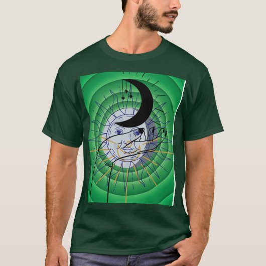 ミスティック・クレセント・ムーン Tシャツ (正面)