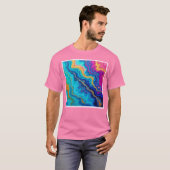 ミスティック ティール＆ゴールド エナジー Tシャツ (正面フル)