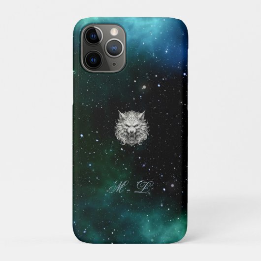 ミスティック+ナイトスカイ+ウルフ Case-Mate iPhoneケース (裏)